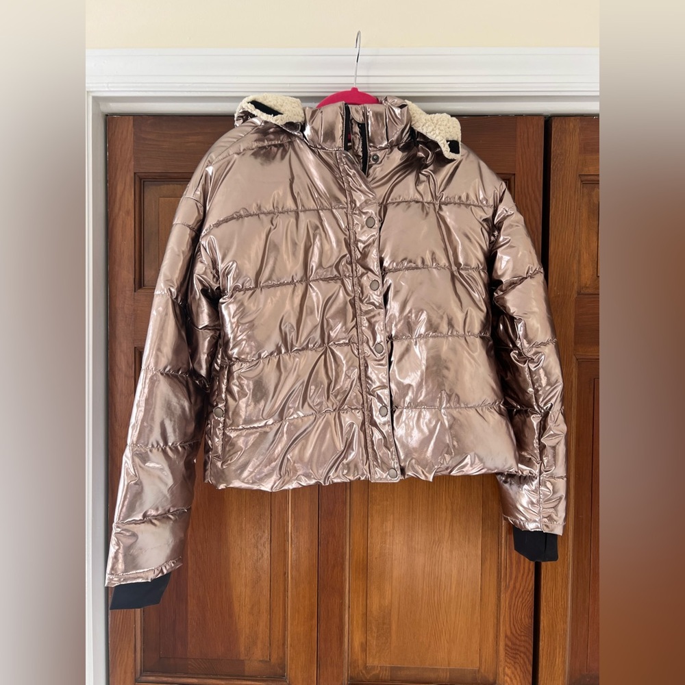 Offline By Aerie Sherpa Bomber Jacket, Sizes small and medium
